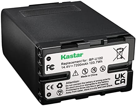 Kastar 3-Pack BP-U100 Akkumulátor vagy AC LCD Kettős Gyors Töltő Kompatibilis Sony PMW-EX3 PMW-EX3R PMW-EX160 PMW-EX260 PMW-EX280