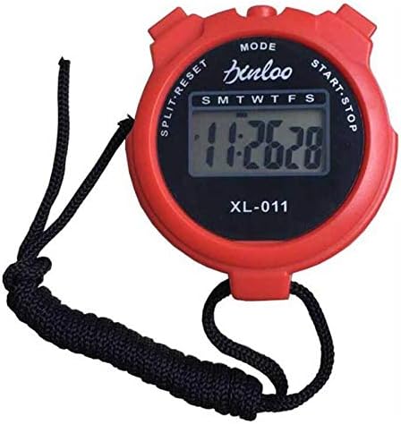 LCD Kijelző, Stopper, Számláló, Időzítő, Digitális Sport Dátum Alarm Chronograph Compass Multi Funkció Chronograph Fitness Edző Refrees Piros