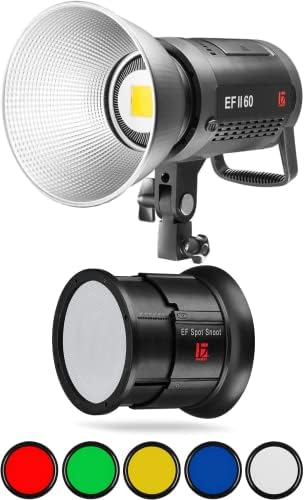 JINBEI Videó Fény Bundle - EFII-60W LED Fény a Bowens-Hegy Reflektor Módosító Készlet