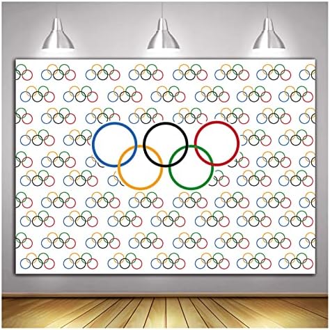 XLL Olimpiai Sport Téma Fotózás Háttér Olimpiai Gyűrűk Nemzetközi Banner a Sport, Buli Fotó Hátterekkel Országok Osztályteremben