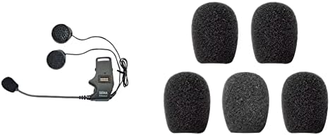 Sena SMH-A0301 Sisak Fogó Készlet, Gémes Mikrofon SMH10 Bluetooth Headset,Fekete & SC-A0109 Mikrofon Szivacs - 5 db,Multi