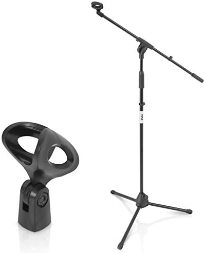 Pyle-t, Összecsukható Tripod Mikrofon Állvány - Univerzális Mikrofon-Hegy, Magassága & Pyle Szakmai Dinamikus Vokál Mikrofon - Mozgó Tekercses