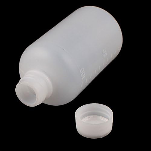 Aexit 100ml Műanyag Mérési Eszközök & Mérleg Kerek Laboratóriumi Reagens Üveg Minta Tömítő Csésze Tiszta Üveg