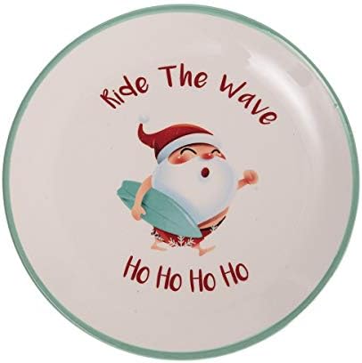 The Who Meglovagolni A Hullámot Santa Lemez Dolomit Karácsonyi Mise Ünnepi Étkészlet 8 X 0,75 X 8 Le-Fehér
