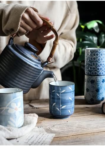 Caalio Japán Porcelán teáscsésze, a Matcha Kávé Forró Zöld Tea, Kínai Tea, Mino ware, Átmérő 2.9 cm x magasság 4.0 hüvelyk,
