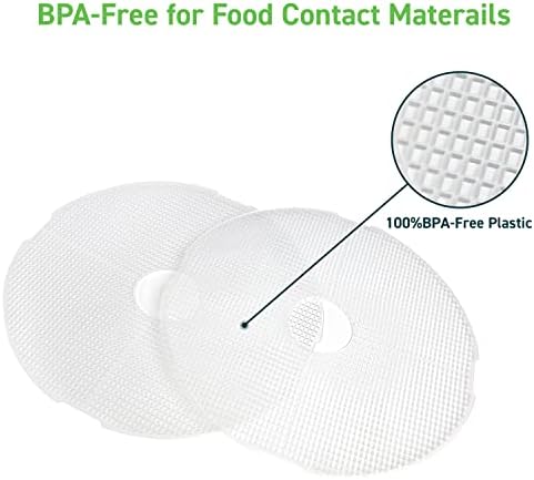 COSORI Élelmiszer Dehydrator Lap, 2Pack BPA-Mentes Háló Képernyők, CFD-MS051-AZTAT, Használt Dehidratált Élelmiszerek, Mint a Szaggatott,