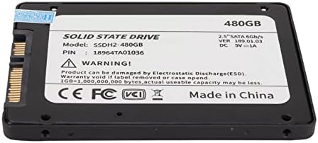Belső SSD , Alumínium Ötvözet Esetben Fekete DC 5V 0.95 EGY Kompakt, Hordozható, 2.5 az SSD Laptop PC Asztali Számítógép(3)
