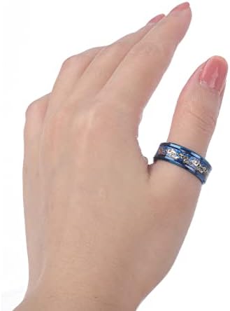 2023 Új Női Gyűrű Divat Intarziás Gyémánt Gyűrű Személyiség Női Gyűrű Ékszer Eljegyzési Gyűrű Croissant Gyűrűk (Kék, 6)