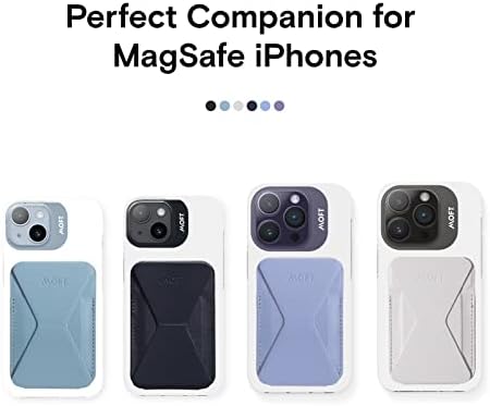 MOFT Mágneses 14 Pro iPhone Esetében, majd a Telefon Tárca Snap Állvány Szett, 3-Kártya-Tartót, 3-Szög Állni, Csepp Bizonyíték, karcálló