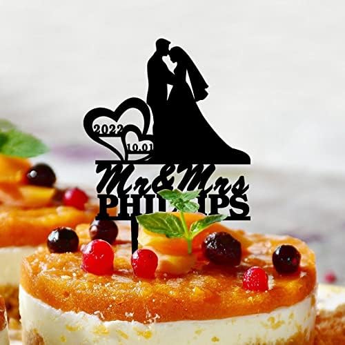 Rusztikus Esküvői Torta Topper Személyre Szabott Rusztikus Mr & Mrs Sziluett A Házassági Évforduló, Esküvői Dekoráció, Esküvői Ajándékok,