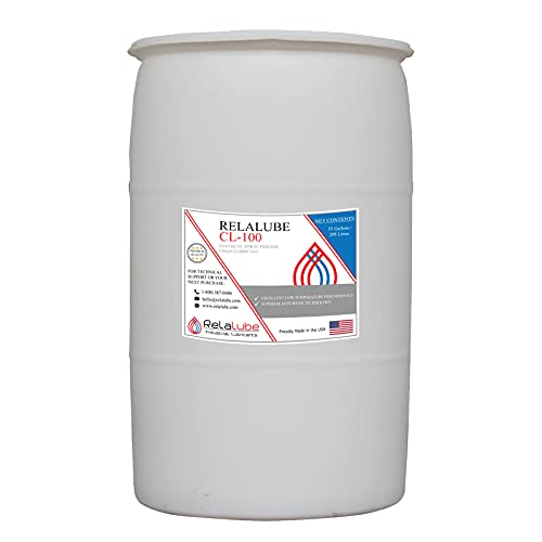 RELALUBE CL-100 Szintetikus Spirál Fagyasztó Lánc Kenőanyag, ISO VG 15 (Négy 1 Literes Kancsóban)