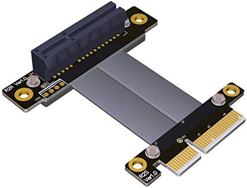 ADT-LINK PCIe 3.0 x4 Hosszabbító Kábel 32G/BPS PCI-Express 4X Grafikus SSD RAID Extender Átalakítás Kelő Kártya Függőleges 270 R22SR