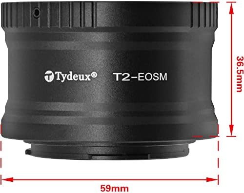 Tydeux C anon EOS-M T2 Mount Objektív Adapter, valamint M42, hogy 1.25 Távcső Adapter (T-Mount) C anon EOS-M Kamera Rendszer Teleszkóp/távcső