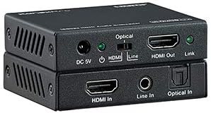 Kanex Pro 2.0 HDMI Audio Embedder 18Gbps HDCP 2.2 4K-60Hz Toslink CEC Sztereó (HAECOAX4)