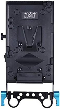 V Mount V-Lock Akkumulátor Lemez Adapter 15mm Kettős Lyuk Rudat Fogó NP-FW50 Dummy Akkumulátor Adapter BMCC BMPCC Sony A7 A7S A7R A7II A7SII
