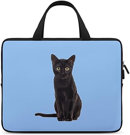 Fekete Macska Laptop táska Vékony Táska Aktatáska Munka