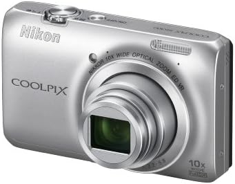 Nikon COOLPIX S6300 16 MP Digitális Fényképezőgép 10x Zoom NIKKOR Üveg Lencse, valamint a Full HD 1080p Videó (Ezüst)