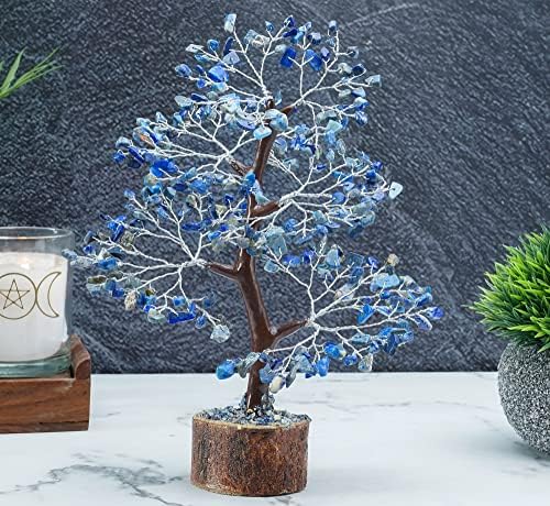 Lapis Lazuli Kristály Fa Pozitív Energia Feng Shui Drágakő Fa Csakra Fa, Kézzel készített Ajándék, sok sikert a Fa Jólét Kövek az Otthoni
