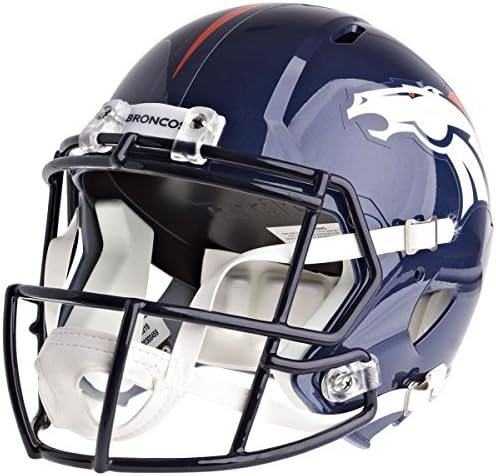 Riddell NFL Denver Broncos Teljes Méret Sebesség Replika Labdarúgó Sisak