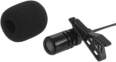 Tickas Mikrofon,Mini Clip-on Hajtóka Csiptetős Kondenzátor Mikrofon, Mikrofon, 3,5 mm-es Fejhallgató Jack Kimenet