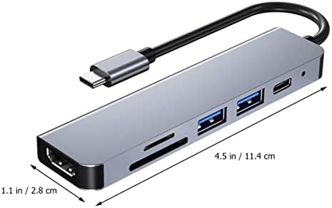 SOLUSTRE USB Hub 2pcs6 Telefon Slot Hub Elosztó Kompatibilis Terjeszkedés USB Port Tablet Típusa Pro Készülékek Multi - Port Adapter c