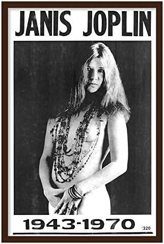 Friss Nyomatok CT Showprint Koncert Plakát Janis Joplin - 1943-1970