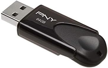 PNY 64 gb-os Attasé 4 USB 2.0 pendrive, Fekete