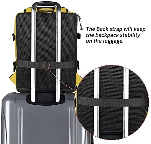 Rangeland Utazási Hátizsák 21L Minimalista Alkalmi Kis Carry-on Daypack 15 hüvelykes Laptop, Notebook, egyik napról a másikra
