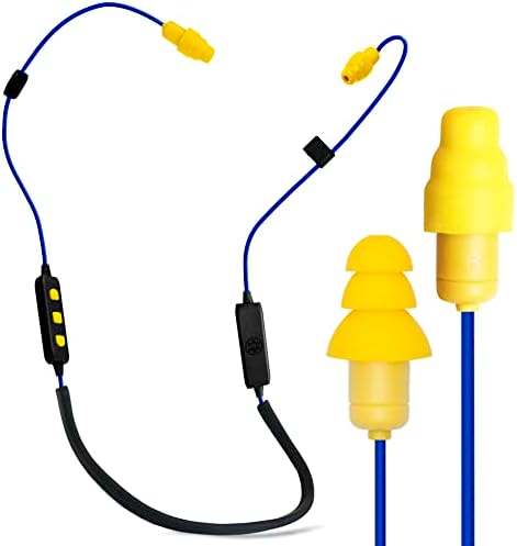 Plugfones Felszabadítani 2.0 Vezeték nélküli Bluetooth-Fül Earplug Fülhallgató - 29NRR zajcsökkentés Fejhallgató Zaj Leválasztó Mic, valamint