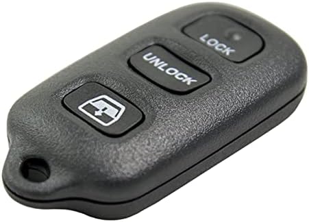 Keyless2Go felváltó Új Kulcsnélküli Bejegyzés Távoli Autó kulcstartó, 4 Gomb FCC HYQ12BBX HYQ12BAN (2 Csomag)
