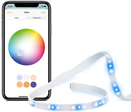 Éva Világos Szalag - Apple HomeKit Intelligens Otthon LED Szalag, Teljes színskála, Fehér, 1800 Lumen