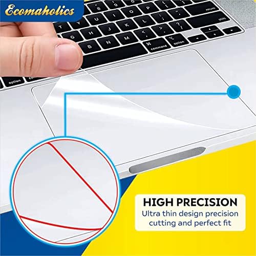 (2 Db) Ecomaholics Laptop Touch pad Védő Fedelet a Dell Precision 17 5770 17 hüvelykes Laptop, Átlátható, Nyomon pad Védő Bőr