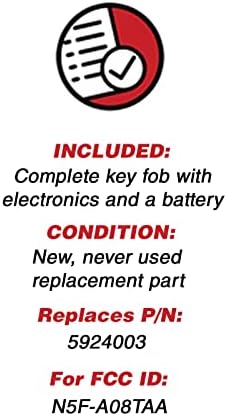 KeylessOption Kulcsnélküli Bejegyzés Autó Távoli Vágatlan Gyújtás Flip kulcstartó a 2013- Ford Fusion N5F-A08TAA