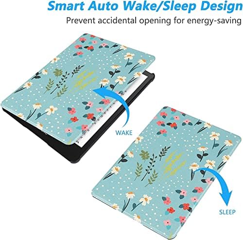 6 Kindle Paperwhite 10 Gen 2018,TPU Ultra Vékony Fedelet (Modell PQ94WIF) Automatikus Wake/Sleep Funkció