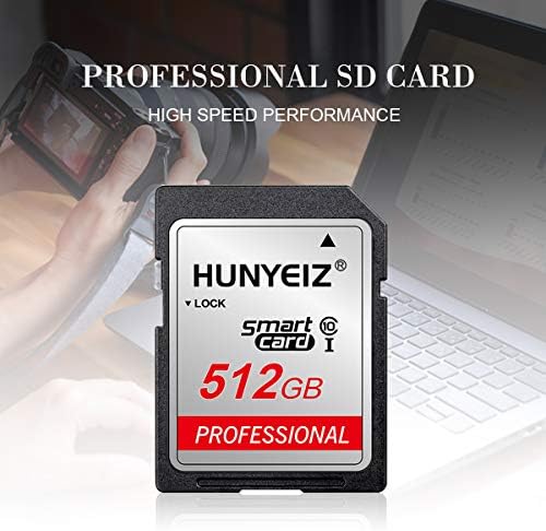 SD-Kártya 512 GB nagysebességű Biztonsági Digitális Flash Memória Kártya, Class 10-Vlogger&Videósok, valamint a Kamera(512 gb-os)
