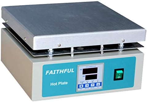 Laboratóriumi SH-5C Fűtés Tányér Forró,30x30cm Alumínium Panel Főzőlap Hőmérséklet Digitális Vezérlés Kijelző (110v)
