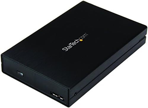 StarTech.com 2.5 SATA USB 3.1 Gen 2 Merevlemez Burkolat - w/ USB-Típus C-Típus Egy Kábel - USB 3.0 visszafelé kompatibilis (S251BU31315)