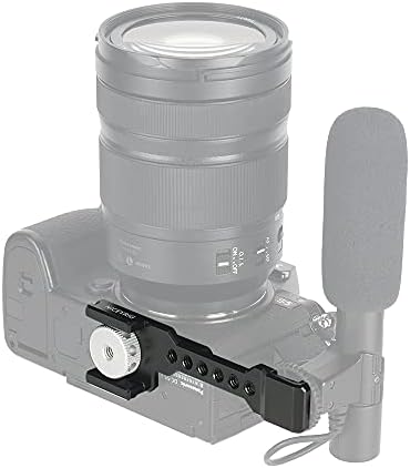 NICEYRIG Hideg Cipő Kiterjesztését Bár a gyorskioldó Lemez Arca-Swiss Villás, Vlog Vlogging Mikrofon LED tartó Hegy Alkalmazható DSLR Kamera,