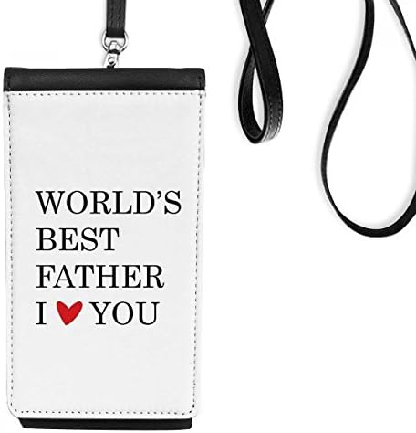 Szeretlek Legjobb Apa, Apa Fesztivál Idézet Phone Wallet Pénztárca Lóg Mobil Tok Fekete Zseb