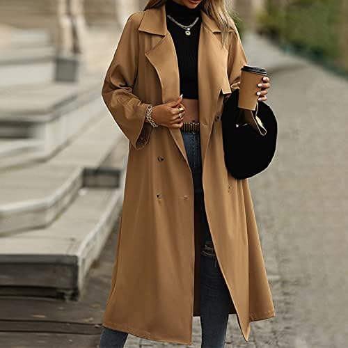 Amiley Szőrös Kabát, Női Ál Gyapjú Kabát, Blúz Vékony Kabát Árok Elegáns Kabátban, Outwear Fény Kabátok Női (A, S)