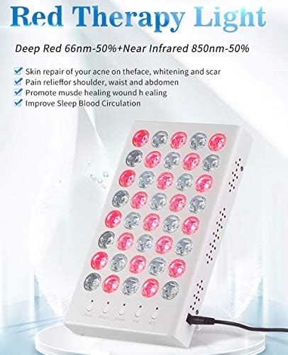 200W 660nm Vörös Fény Terápia Panel 850nm Közeli Infravörös LED-Fény Terápia Készülék a Bőr fájdalomcsillapítás/Piros LED Nő a Fény