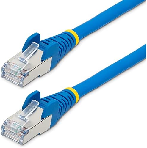 StarTech.com 2láb CAT6a Ethernet Kábel - Alacsony Füst Nulla Halogén (LSZH) - 10 Gigabit 500MHz 100W PoE RJ45 S/FTP Kék