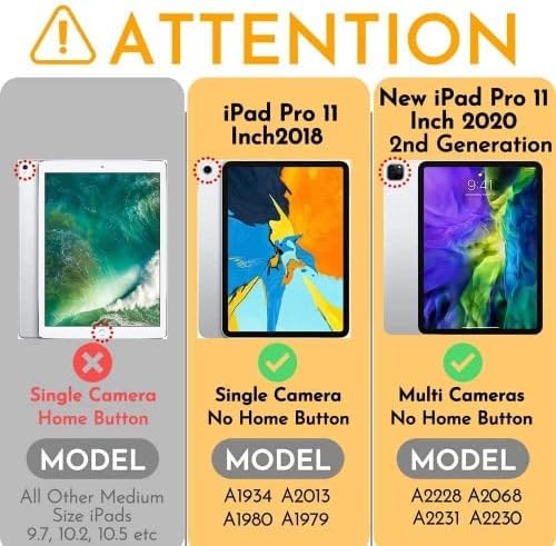 Szia Tér Márvány iPad Pro 11 Inch Esetben tolltartó 2018 2020, Rózsaszín, Fehér Csíkos iPad 11 Pro Case Slim Állni a Teljes
