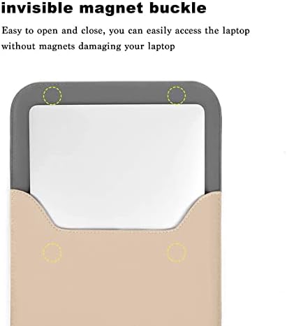 MOSISO Laptop Sleeve Kompatibilis MacBook Air 13 inch/Pro 13 M2 M1, Ál-Velúr Bőr tok Kis Táska&Kors Parittya Hátizsák Túrázáshoz