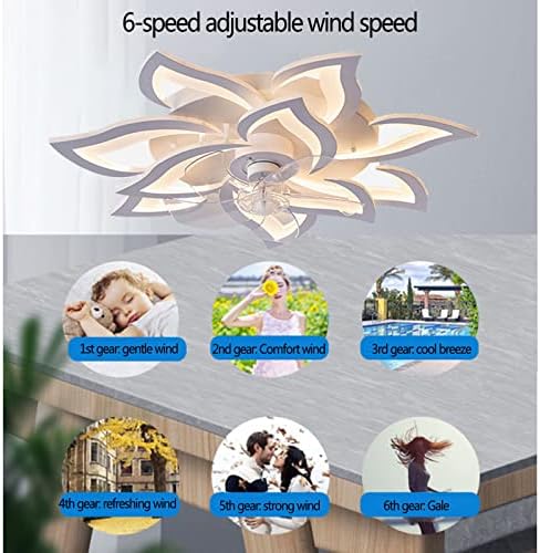 Mennyezeti ventilátor, a Fények, a Modern Mennyezeti ventilátor a Fények, Távirányító, 32.7 a 100W Fandelier Mennyezeti Ventilátor, Fény,