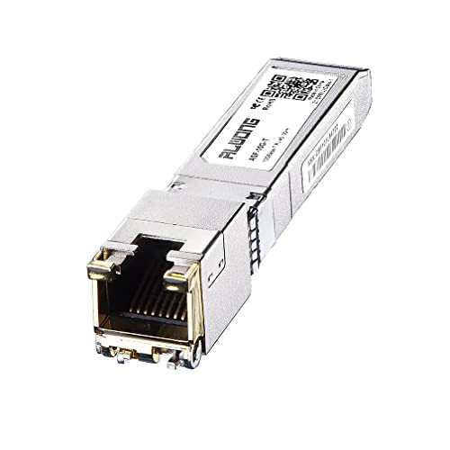 A 10GBase-T RJ45 SFP+ Modul, 10G SFP+ RJ-45 Réz Készülék a Cisco SFP-10G-T-S, Ubiquiti UniFi UF-RJ45-10G, 5-Pack CAT7 0Gbps Lapos Internet