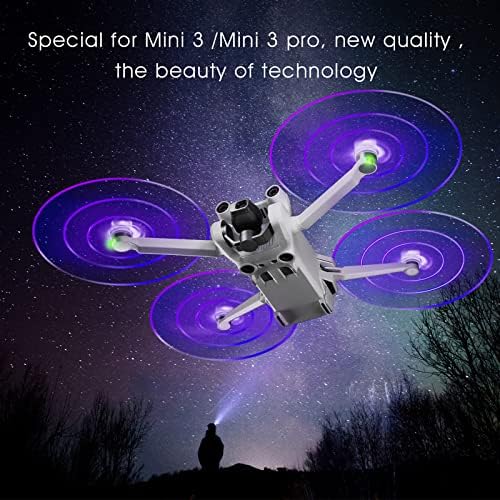 Craznick Mini 3 / Mini 3 Pro Propellerek LED Helyettesítő Kellék Lapátok Alacsony Zajszint Tartozékok DJI Mini 3 Sorozat Drón (2