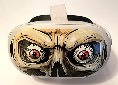 Ijesztő Csontváz Matrica a Quest 2 VR Headset - Meta / Oculus - Fényes Vinyl Matrica