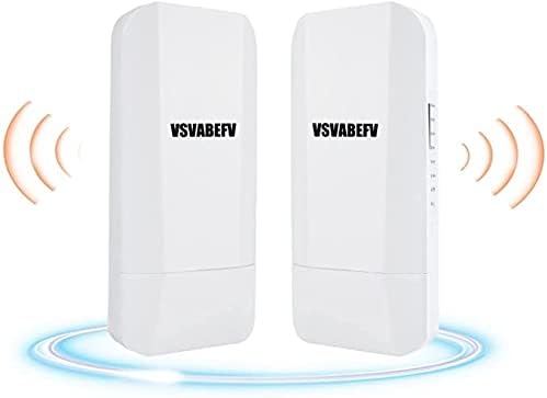 VSVABEFV Csomag 8-Port Gigabit Ethernet Intelligens Hálózati Kapcsoló、Vezeték nélküli WiFi Hosszú távú pont-Pont Híd, valamint