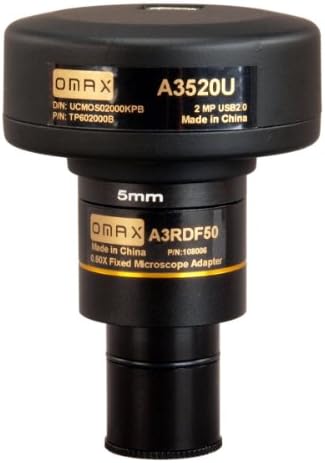 OMAX 2.0 MP Digitális USB Mikroszkóp Kamera Speciális Szoftver, illetve Kalibrálási Dia (Windows 8 & 10, Mac OS X, Linux-Kompatibilis)